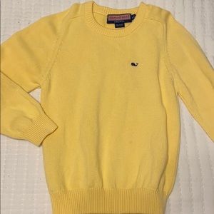 Yellow Vineyard Vines Crewneck Sweater